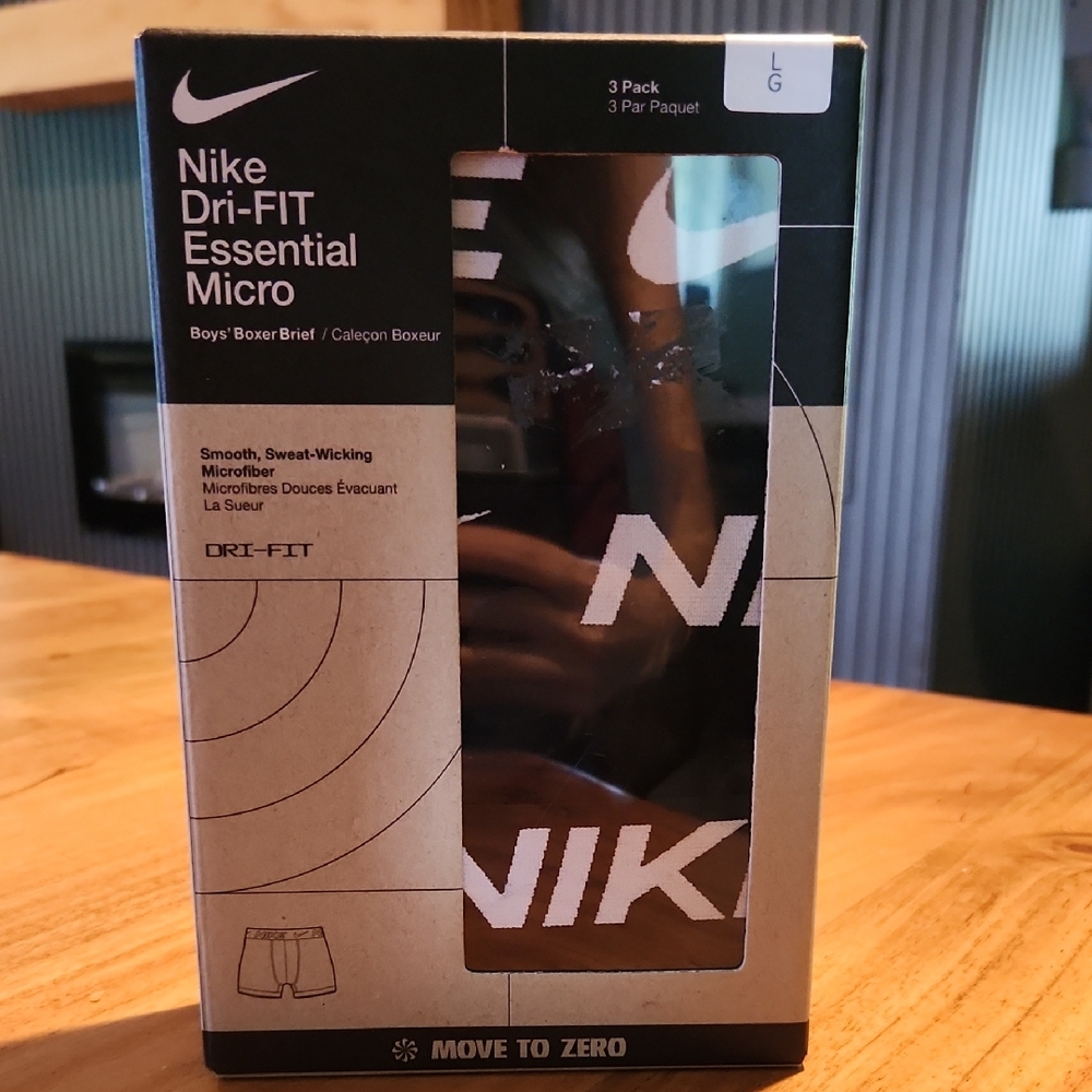Nike Black Boxer Briefs Essential Comfort
